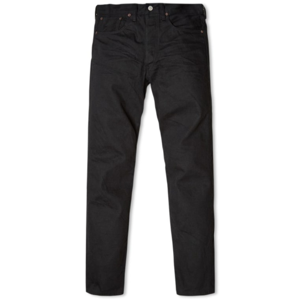 RRL Black on Black RRL Slim Fit Selvedge Jean